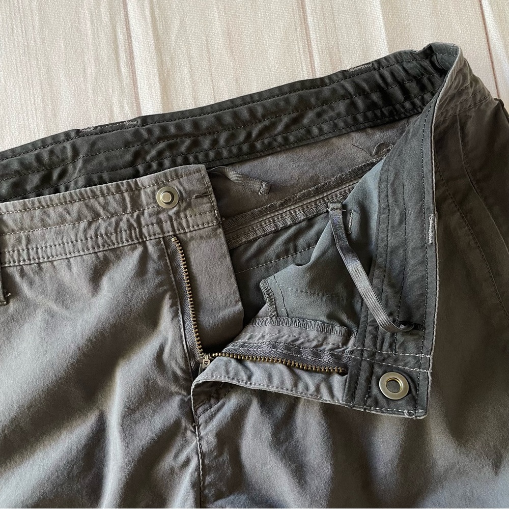 Kuhl Spire Roll up Hiking Pants Women’s 14 Gray Utility Straight Cargo Outdoor - Picture 12 of 16